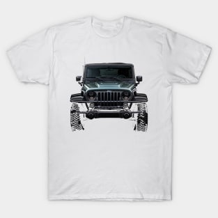 Adventure Awaits: Jeep Car Vector Design for Off-Road Enthusiasts T-Shirt